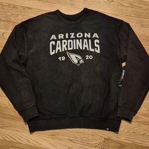 47 Arizona Cardinals Men's Large Dusted Black Crewneck Sweatshirt NWT